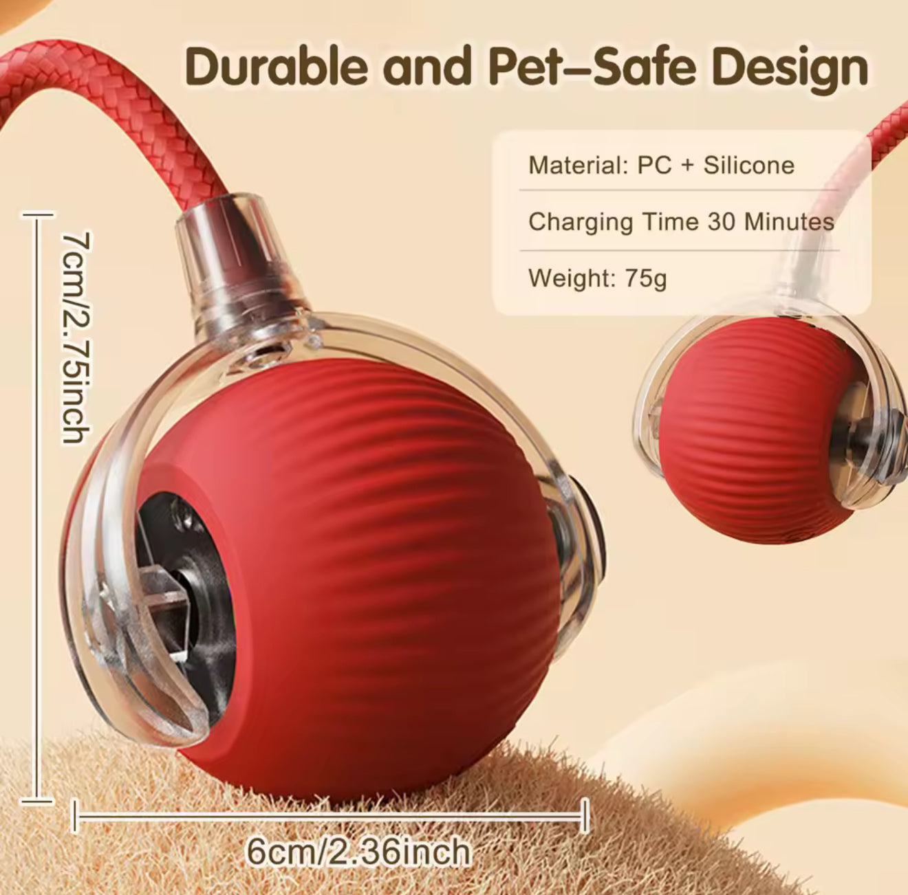 SmartRoll™ Motion Pet Toy