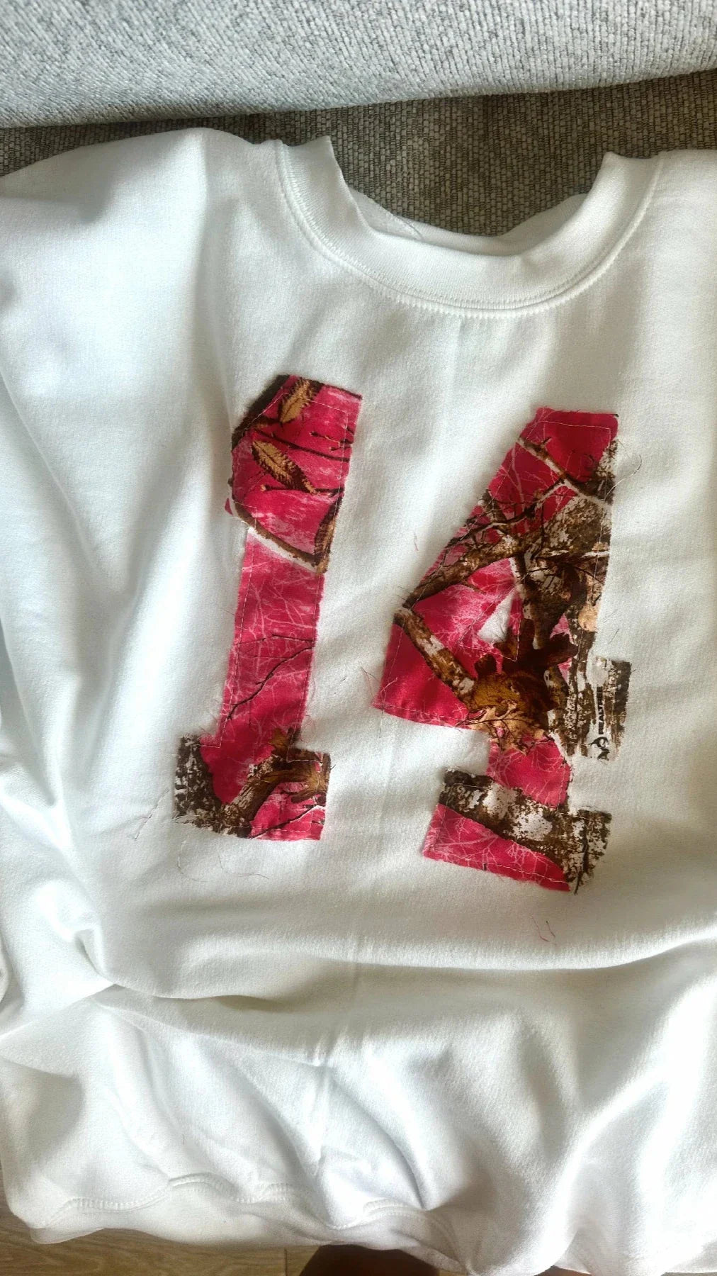 Pink Camo Cozy Crewneck