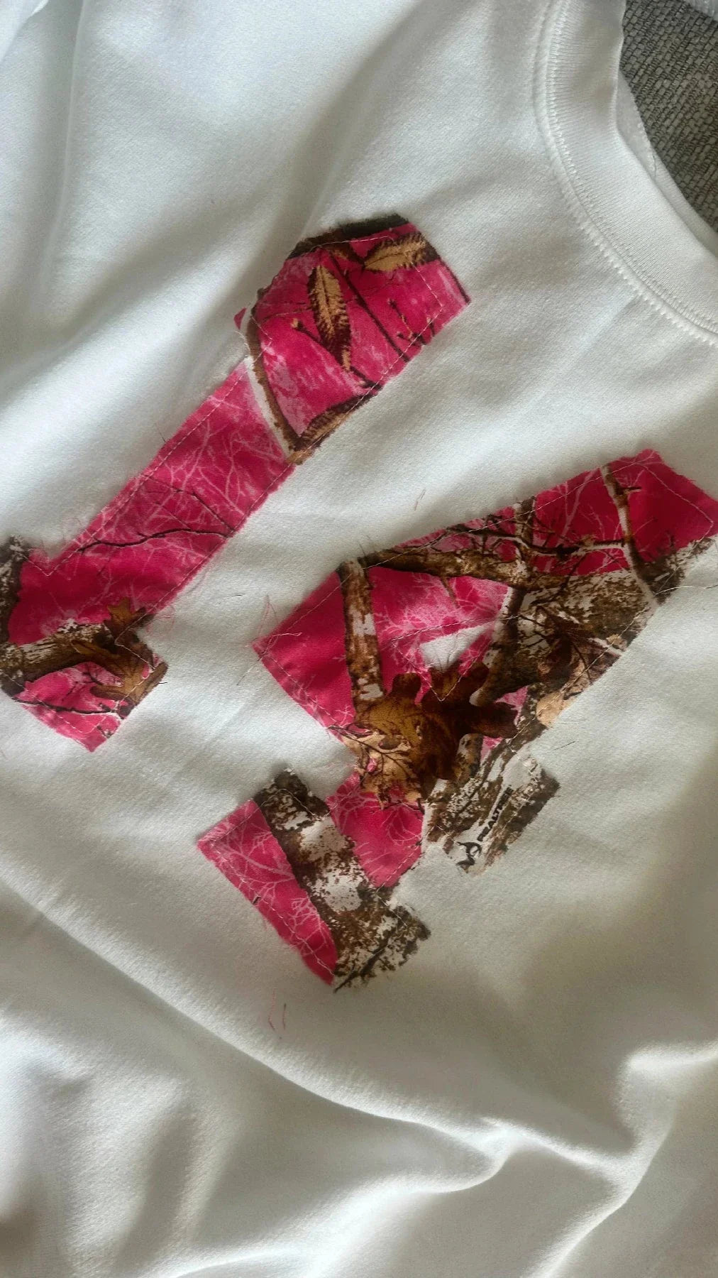 Pink Camo Cozy Crewneck