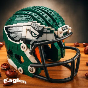 Limited Edition Football Building Block Helmet