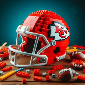 Limited Edition Football Building Block Helmet