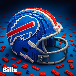 Limited Edition Football Building Block Helmet