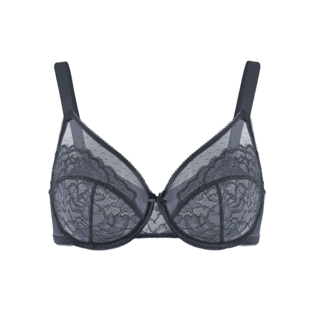 Lace Elegance Minimizer Bra Set