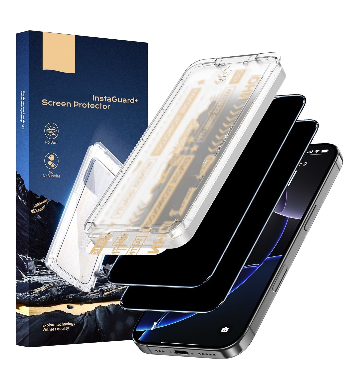 Altura™ GlassGuard - Dust-Free Shield for iPhone 16 Series