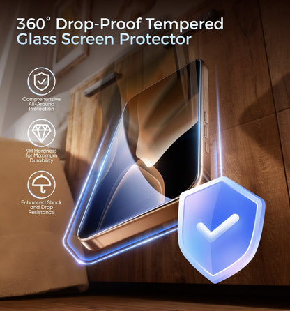 Altura™ GlassGuard - Dust-Free Shield for iPhone 16 Series