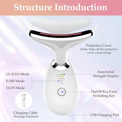 DermLift™ LED EMS Neck Tightening Device