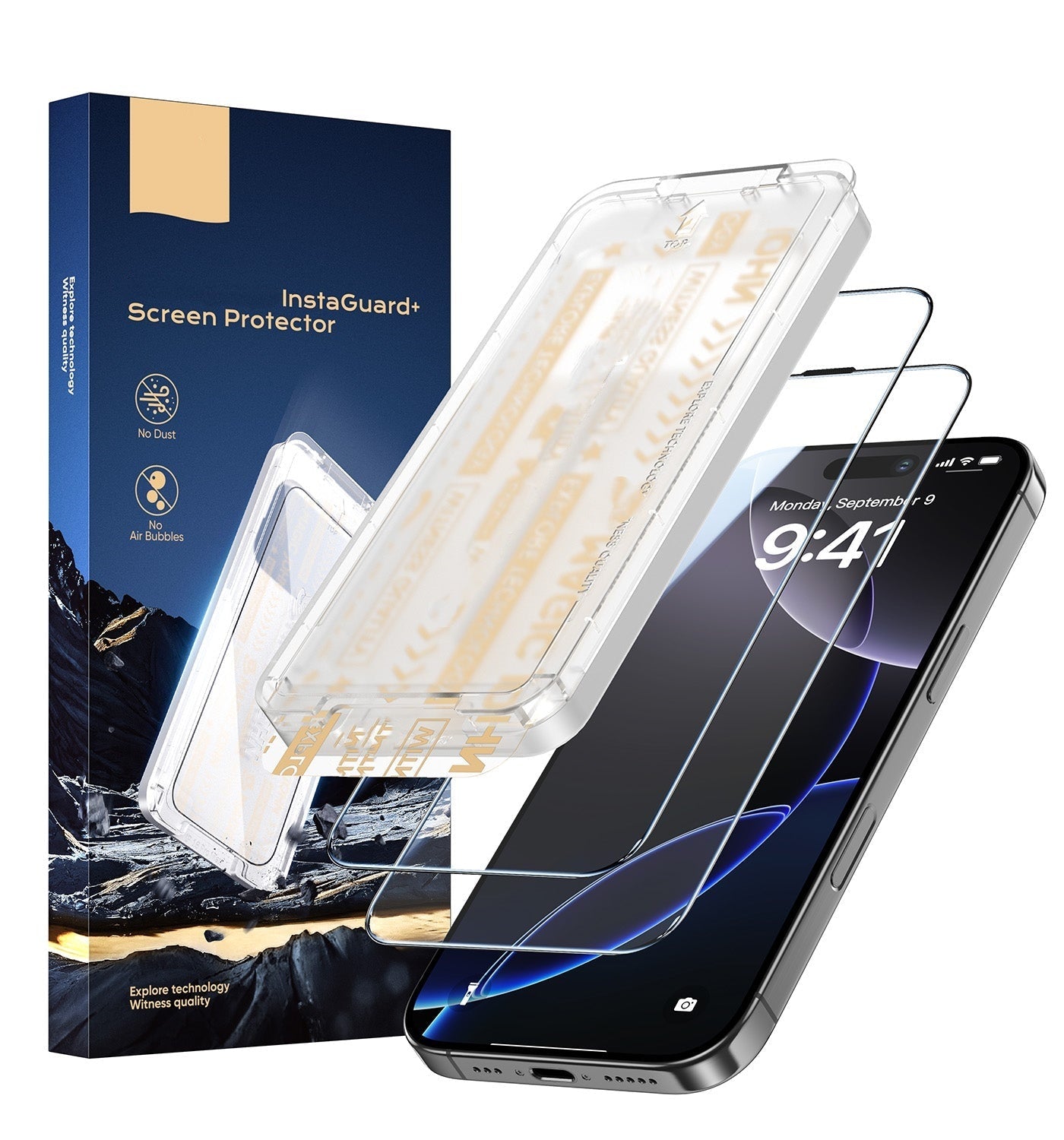 Altura™ GlassGuard - Dust-Free Shield for iPhone 16 Series