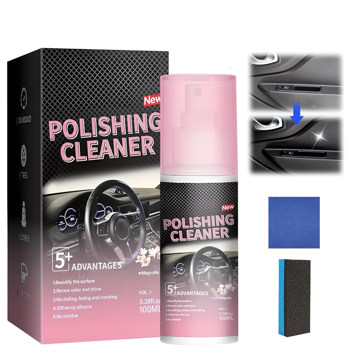🔥LAST DAY 49% OFF - AutoGleam Car Interior Cleaner