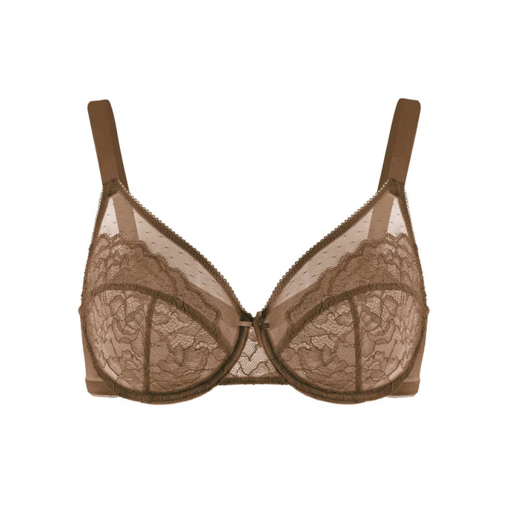 Lace Elegance Minimizer Bra Set