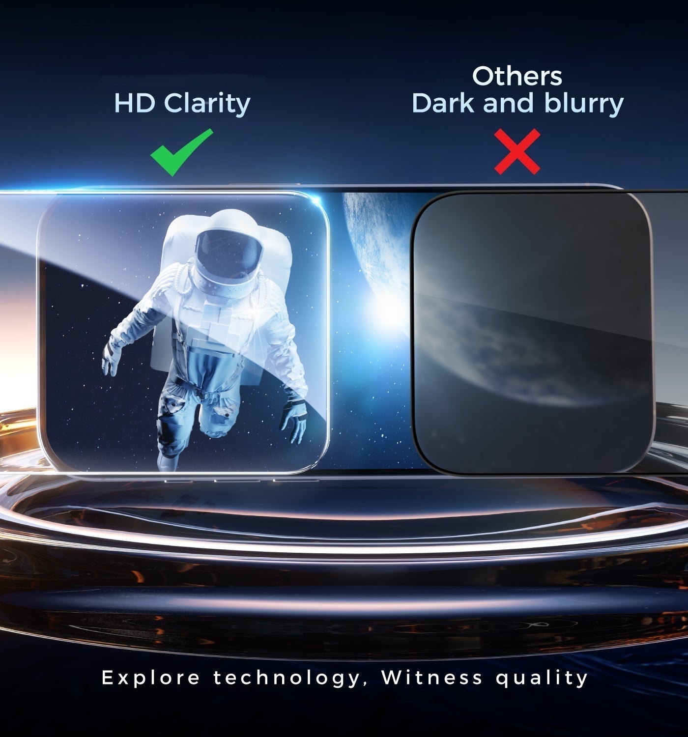 Altura™ GlassGuard - Dust-Free Shield for iPhone 16 Series