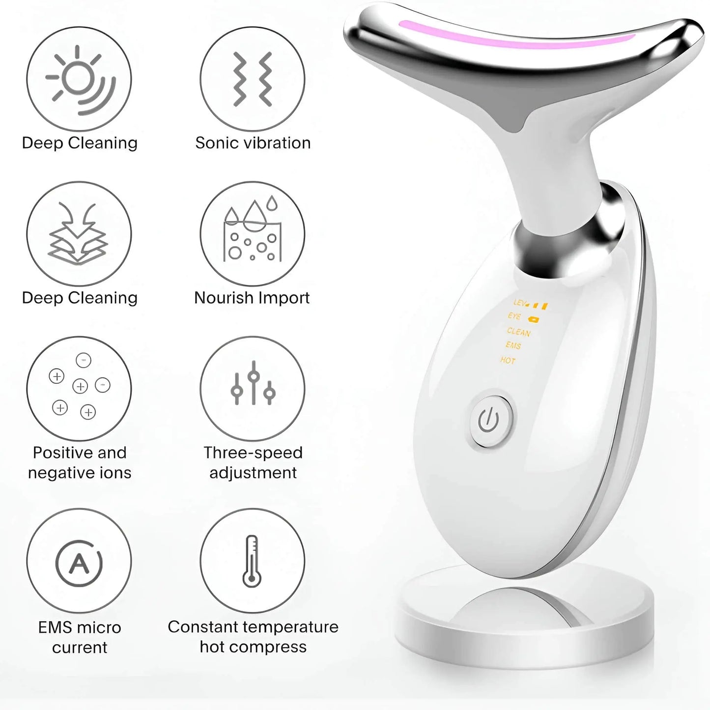 DermLift™ LED EMS Neck Tightening Device