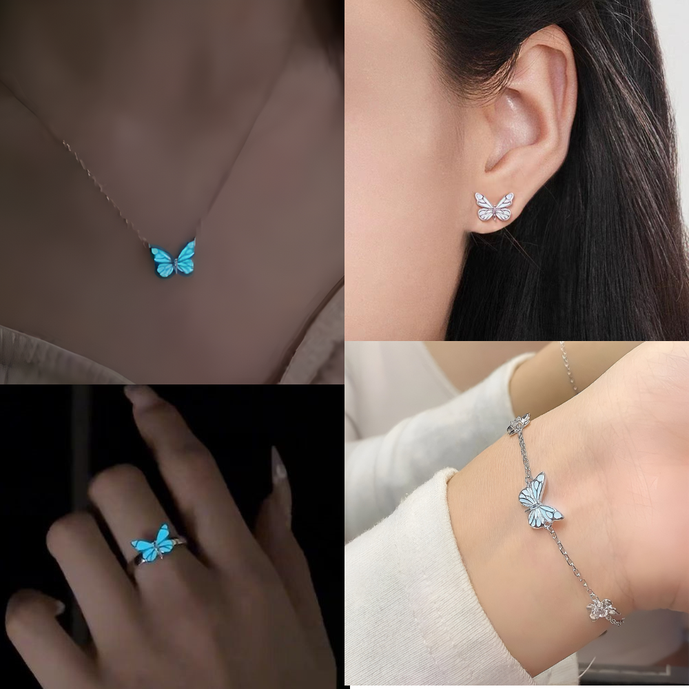Luminous Radiance Butterfly Necklace