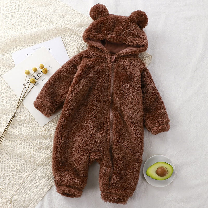 CuddleBear™ Hooded Baby Onesie