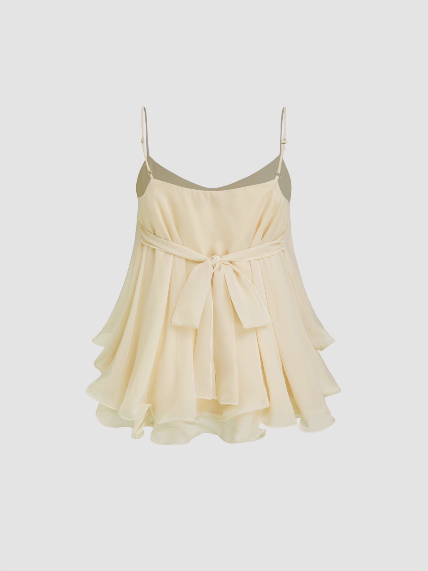 Luxurious Ruffle Cami Top