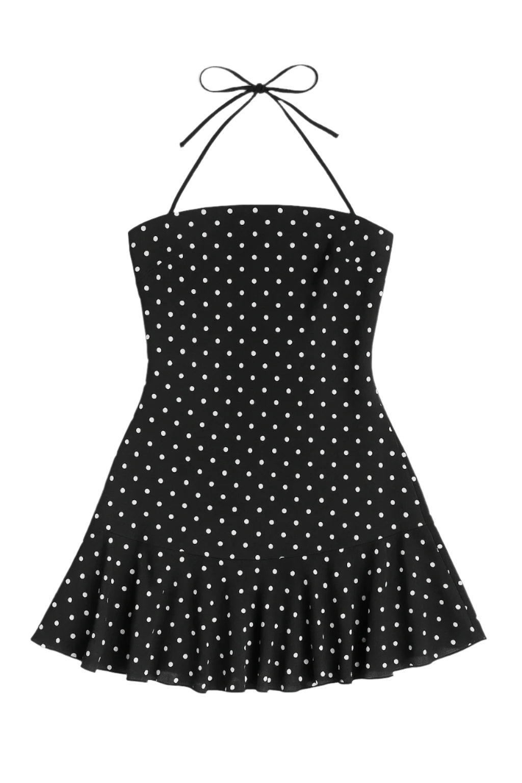 RetroDot™ Ruffle Mini Dress