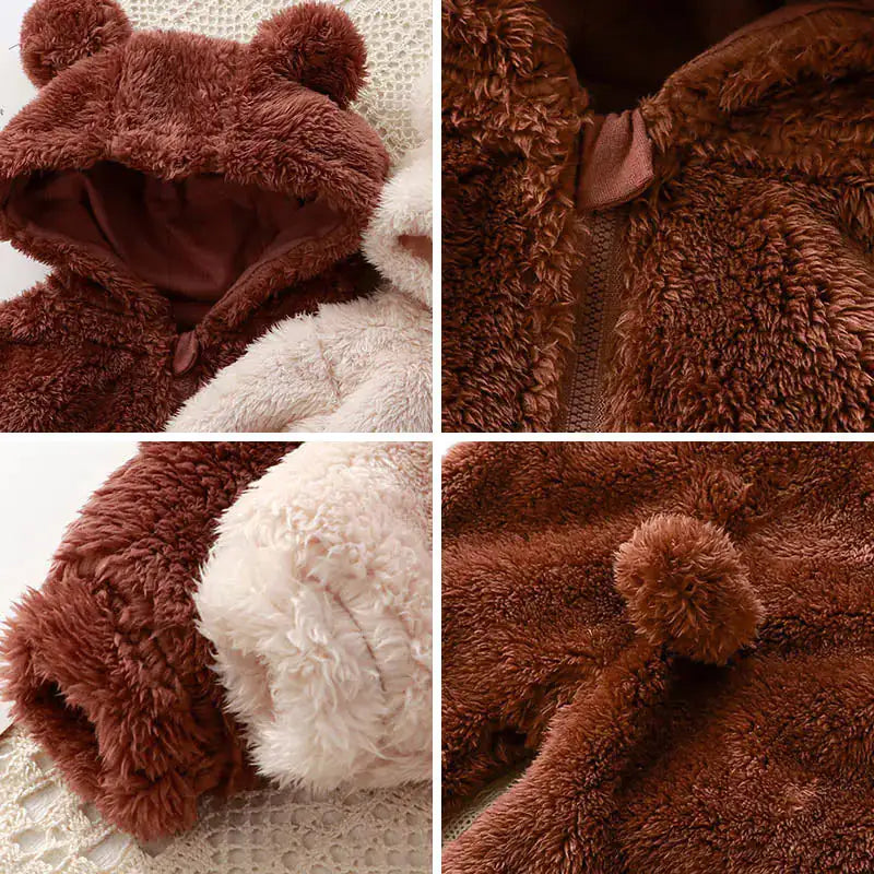 CuddleBear™ Hooded Baby Onesie