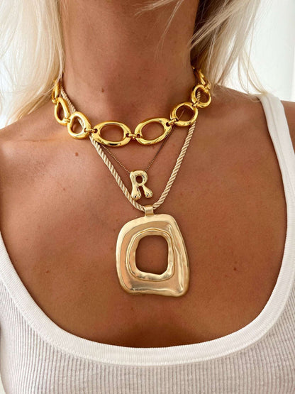 SoftEdge™ Gold Statement Necklace
