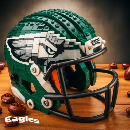 Limited Edition Football Building Block Helmet