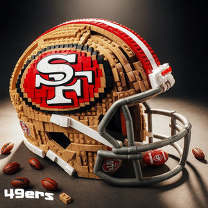 Limited Edition Football Building Block Helmet